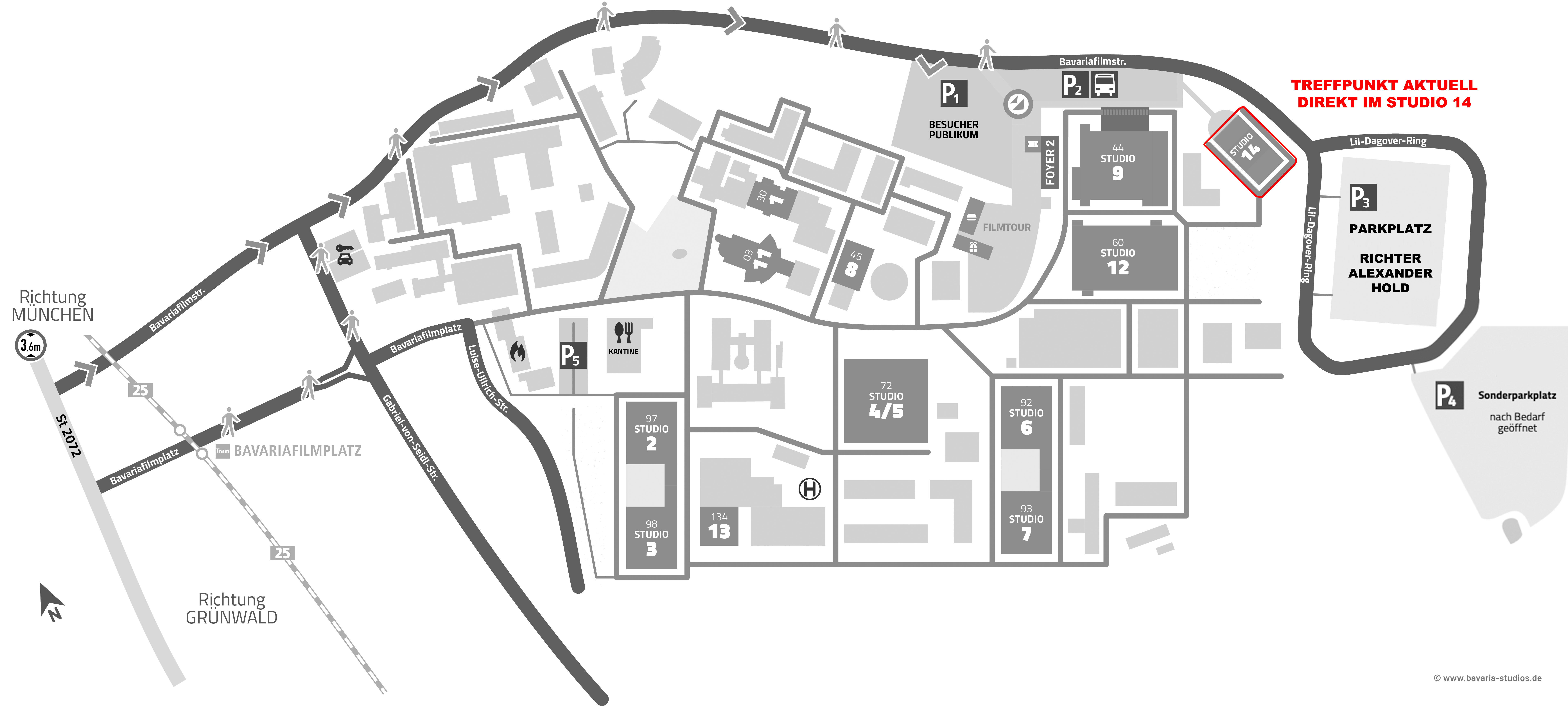 Studio Geländeplan