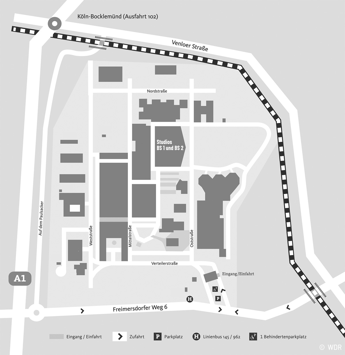 Studio Geländeplan